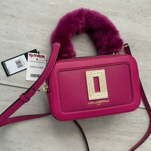 Karl Lagerfeld Pink Crossbody Bag